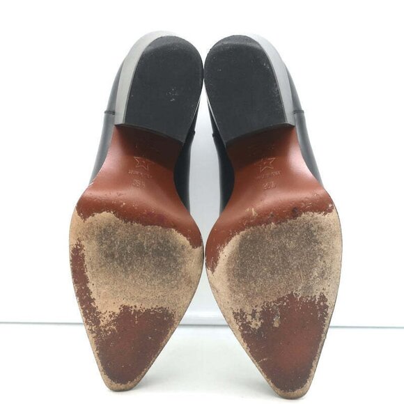 Christian Dior L.A. Ankle Boots Black Leather Size 36.5 Western Booties - Picture 11 of 12